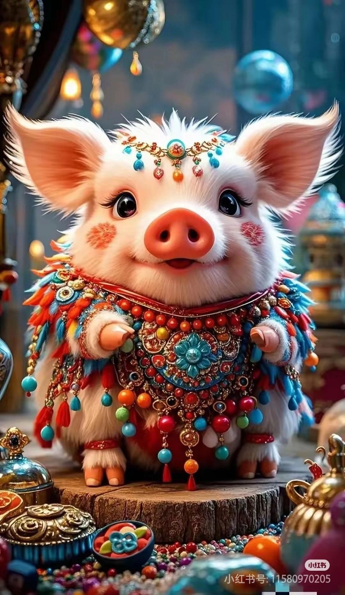 Hình nền ảnh 12 con giáp cute phong cách hoạt hình