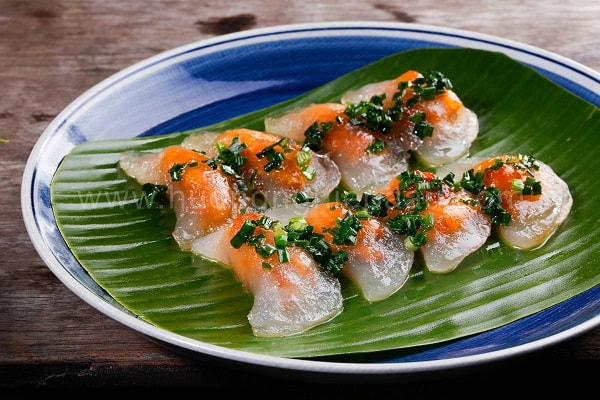 bột củ năng làm bánh lọt