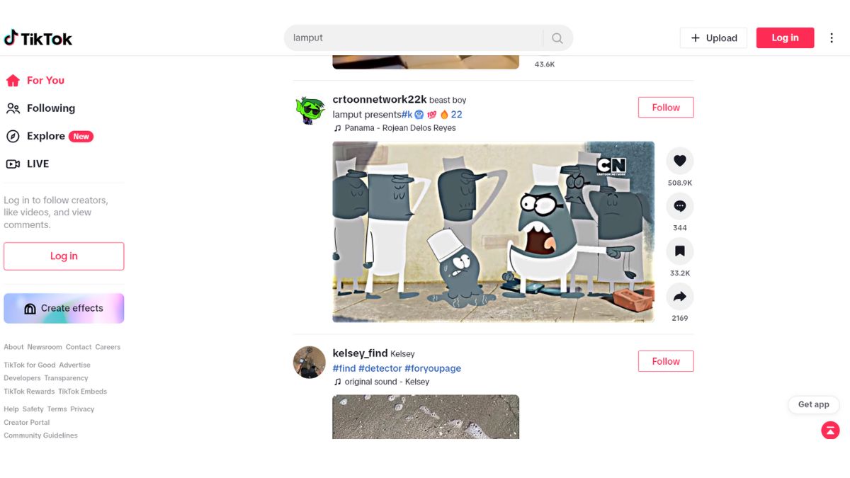 Cách thay đổi ngôn ngữ TikTok trên máy tính bước 1