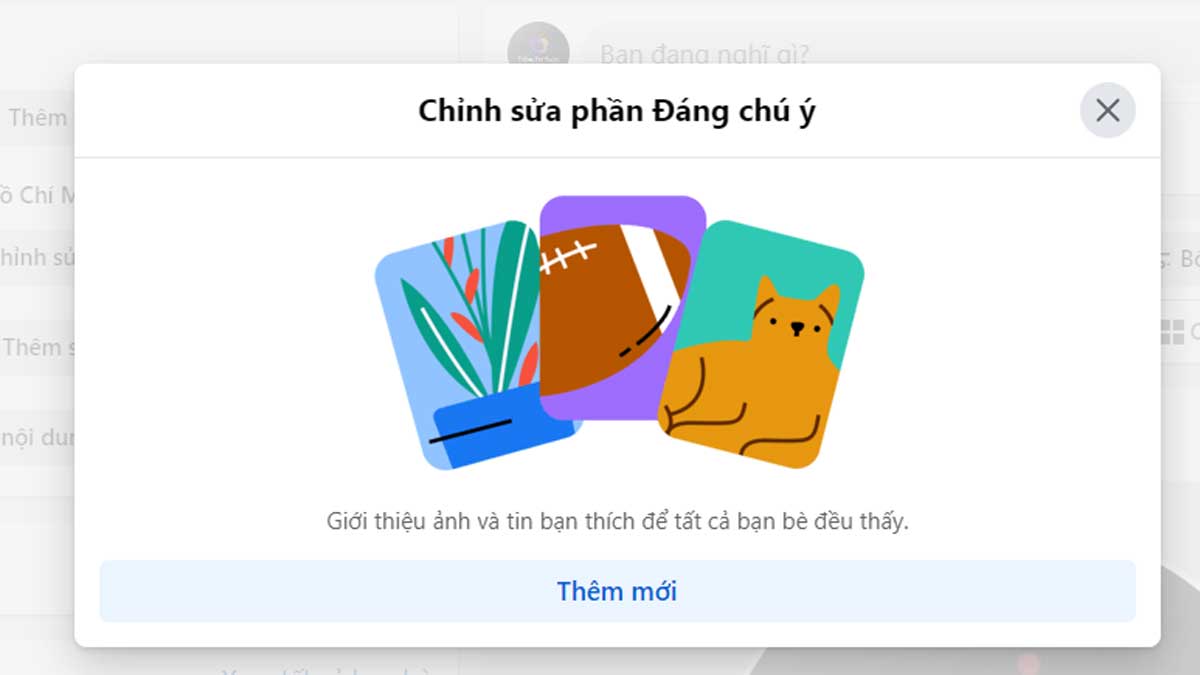Cách tạo tin nổi bật trên Facebook bằng máy tính bước 3