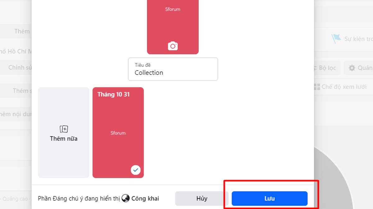 Cách tạo tin nổi bật trên Facebook bằng máy tính bước 4