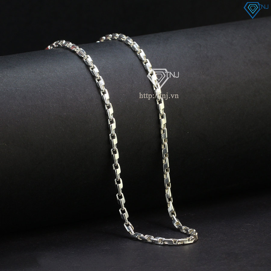 Dây chuyền bạc nam sợi nhỏ giá rẻ DCK0065