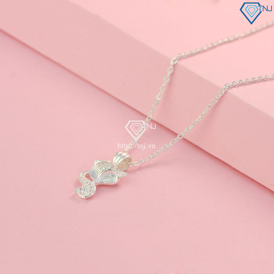 Dây chuyền hồ ly bằng bạc DCN0499