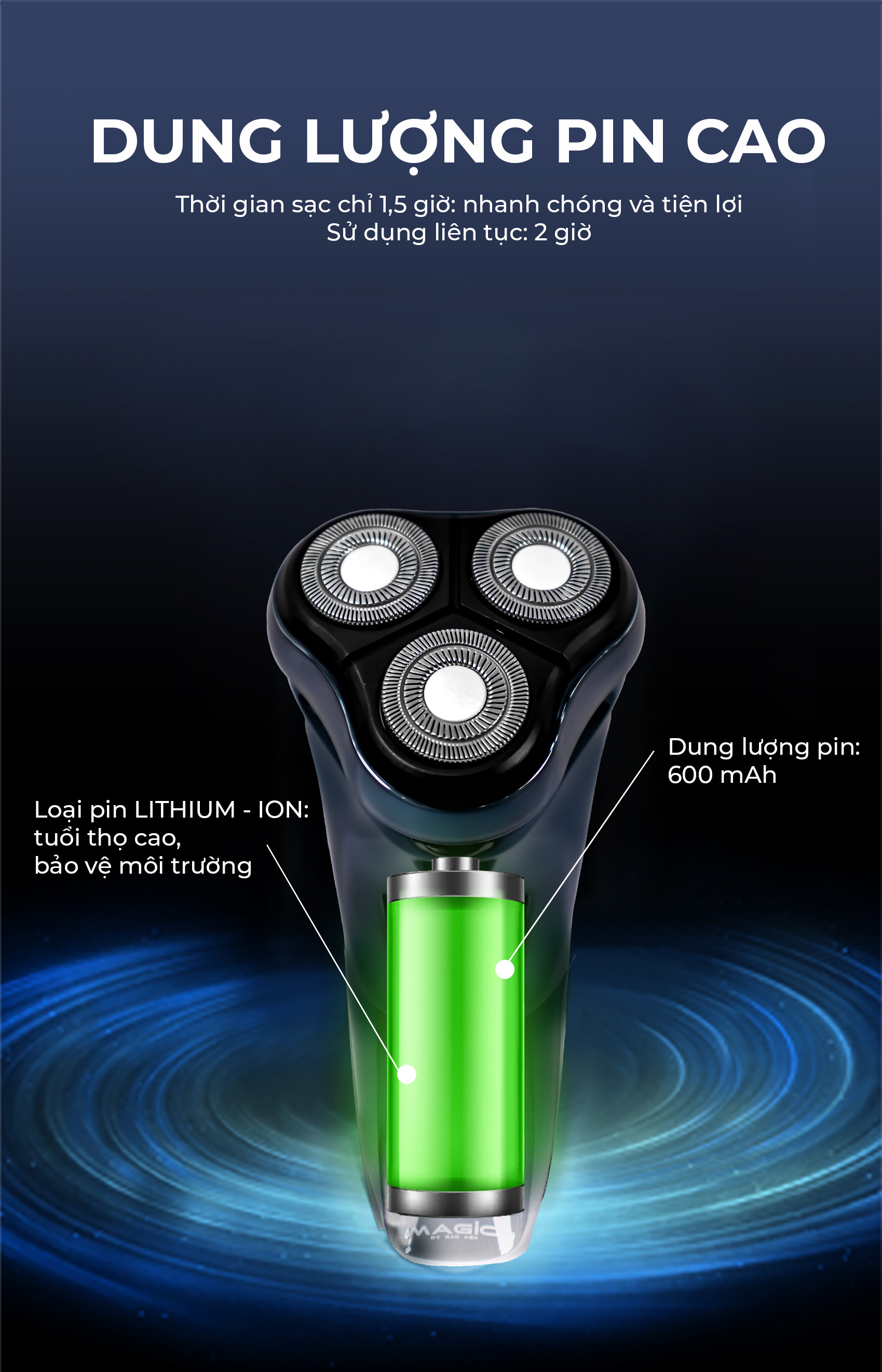 Máy Cạo Râu MAGIC B-63 17