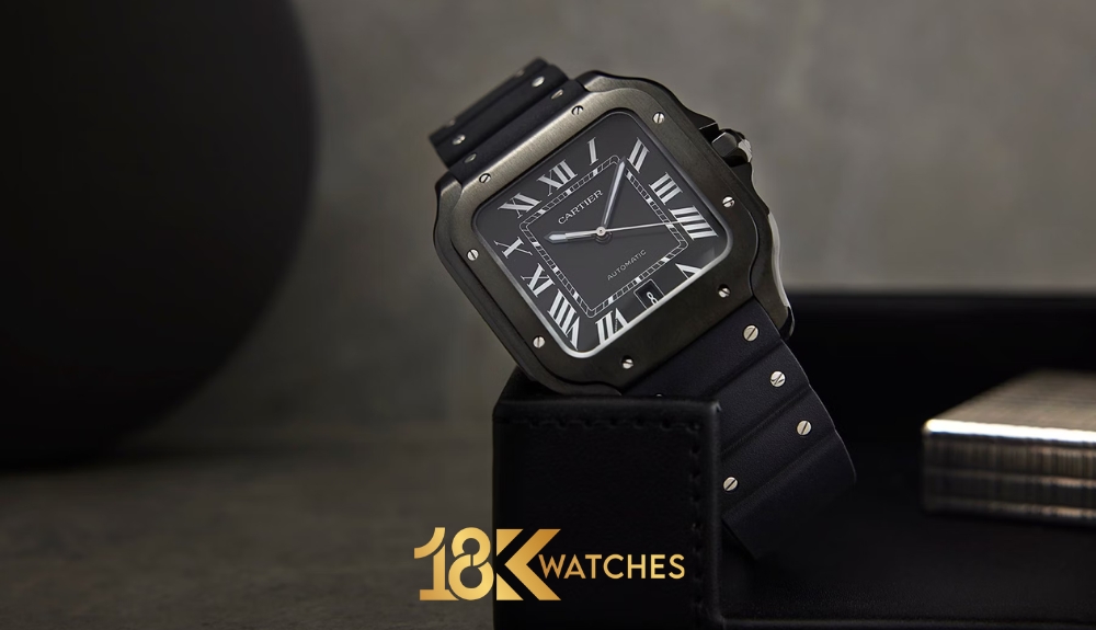 Mẫu đồng hồ Cartier nam mặt vuông Santos WSSA0039