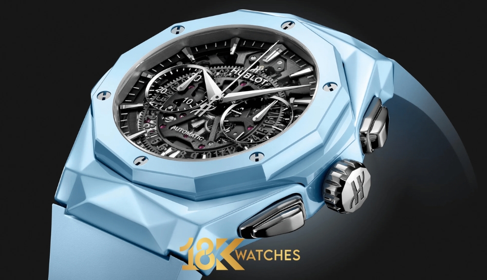 Phiên bản Hublot lộ máy này được lấy cảm hứng từ những tác phẩm điêu khắc nổi tiếng của nghệ sĩ Richard Orlinski