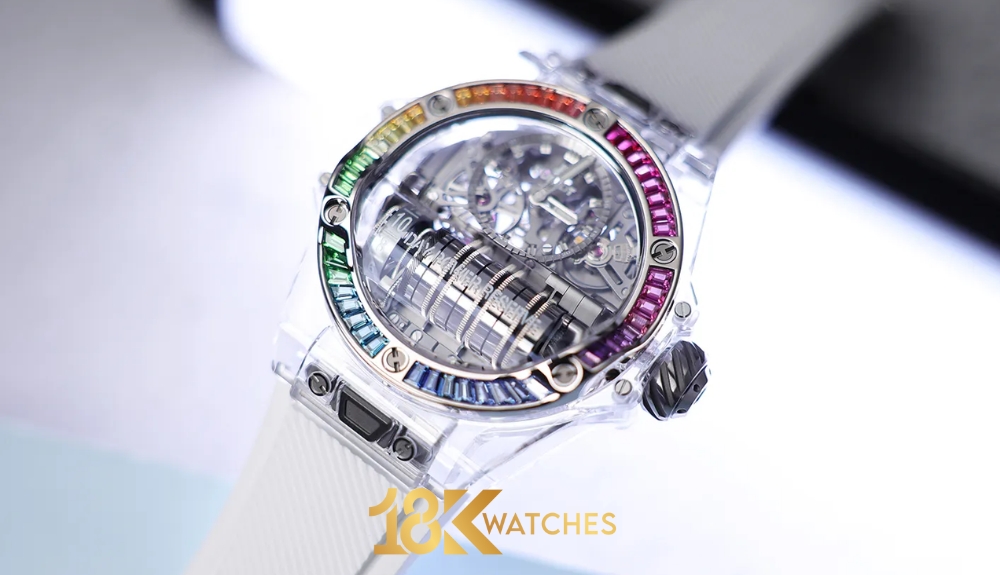Mức giá của đồng hồ Hublot cơ lộ máy nằm trong khoảng từ vài trăm triệu đến vài tỷ đồng