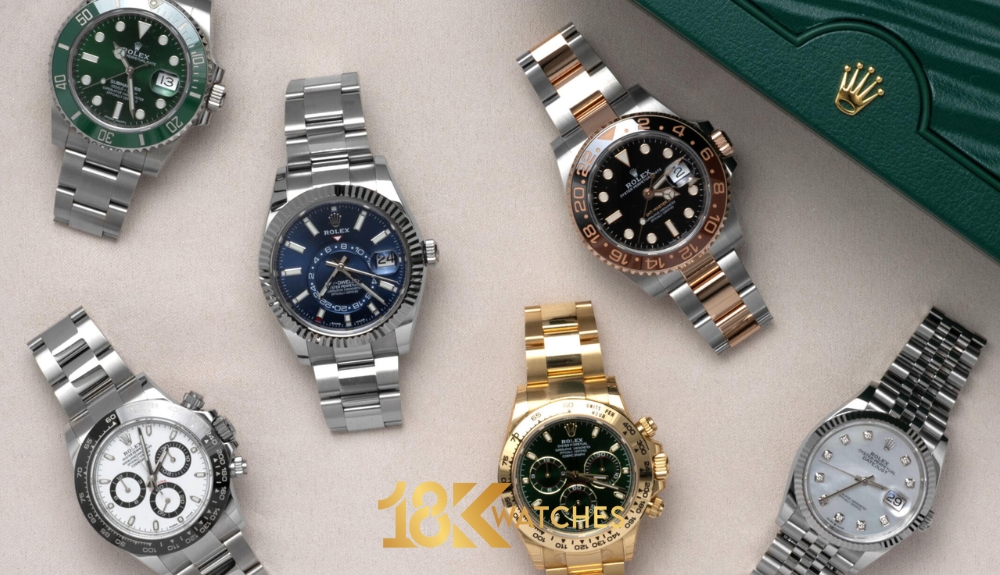 Thương hiệu Rolex liên tục đổi mới với các loại chất liệu cao cấp và dòng sản phẩm chuyên dụng