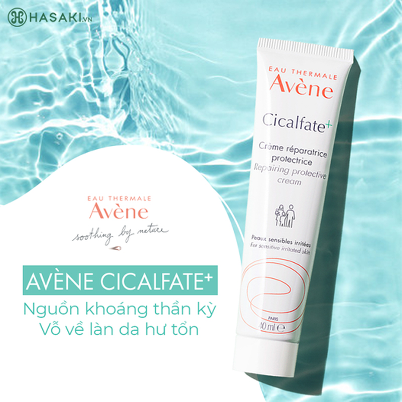 kem dưỡng ẩm Avene hỗ trợ làm lành da
