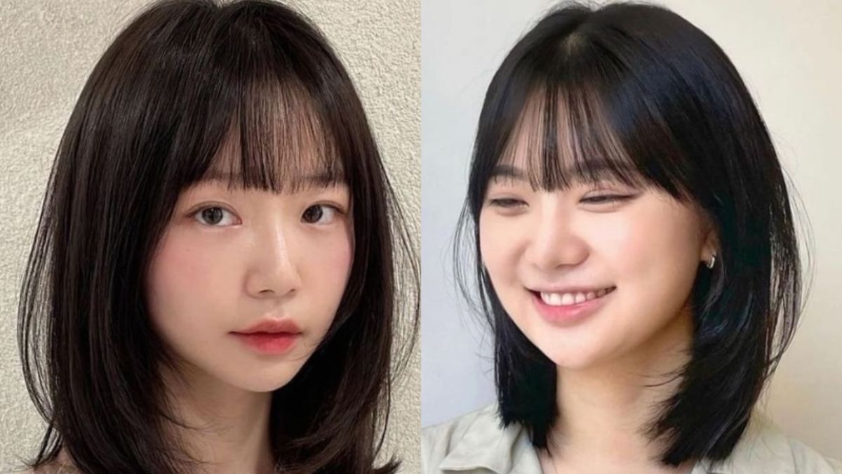 Kiểu tóc ngắn nữ mặt tròn ngang vai