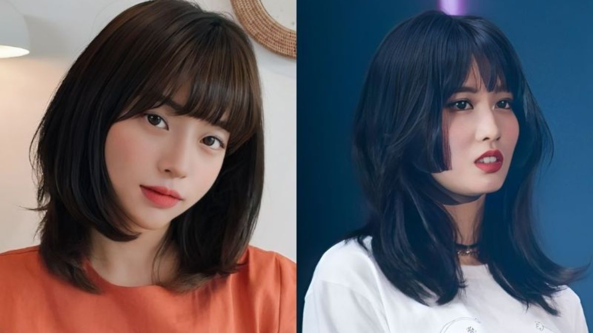 Kiểu tóc ngắn đẹp cho nữ mặt tròn Hime
