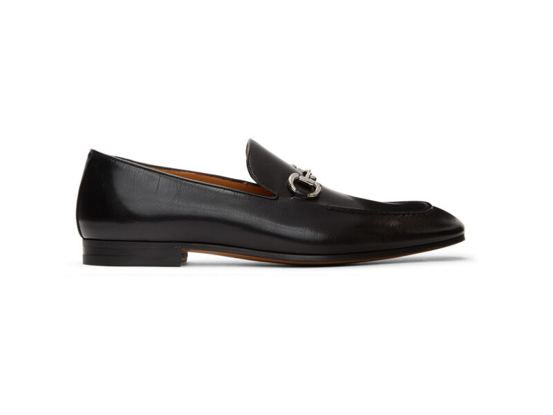 Giày Gucci Black Horsebit Loafers Like Au