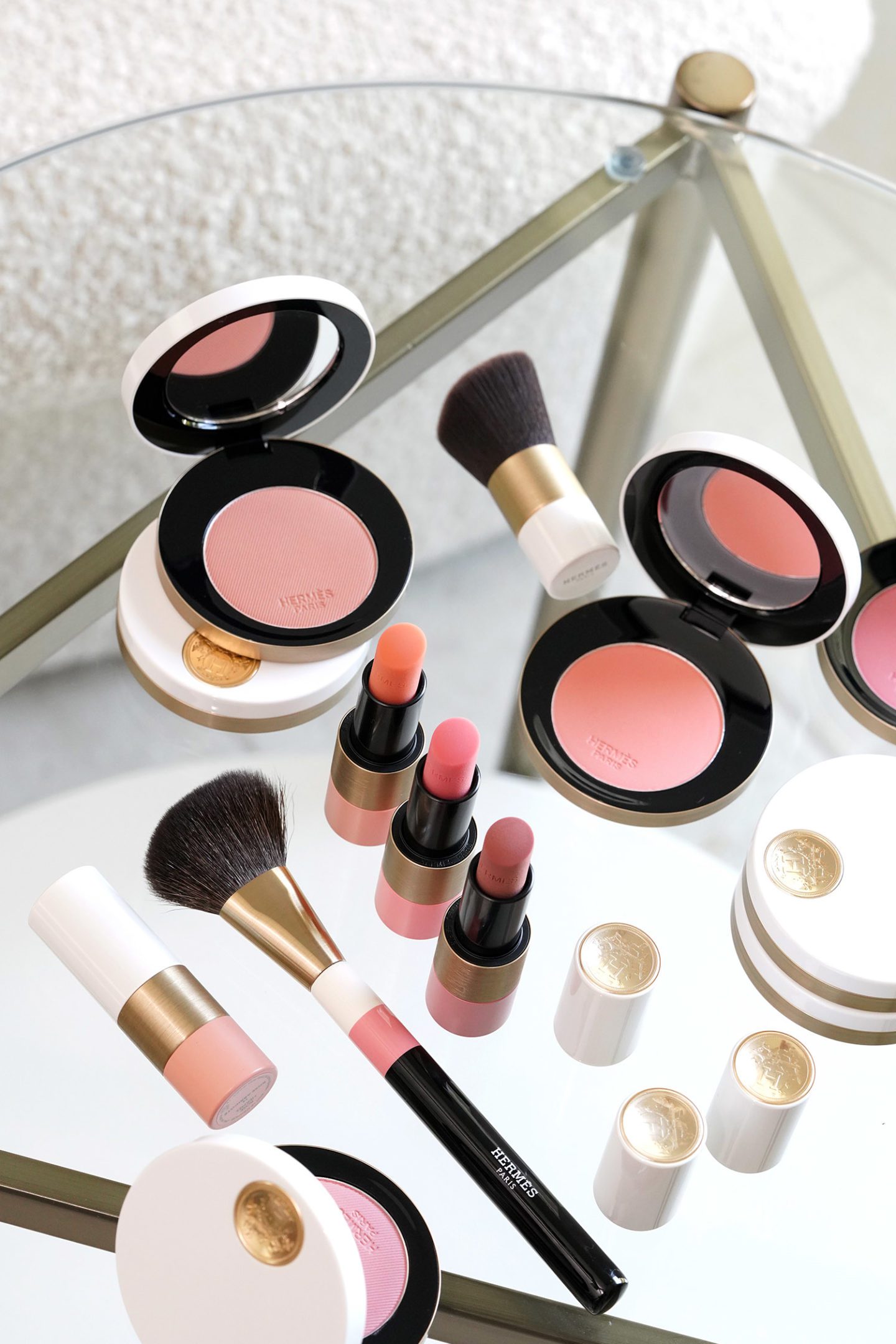 Rose Hermes Silky Blush Powder review via The Beauty Lookbook
