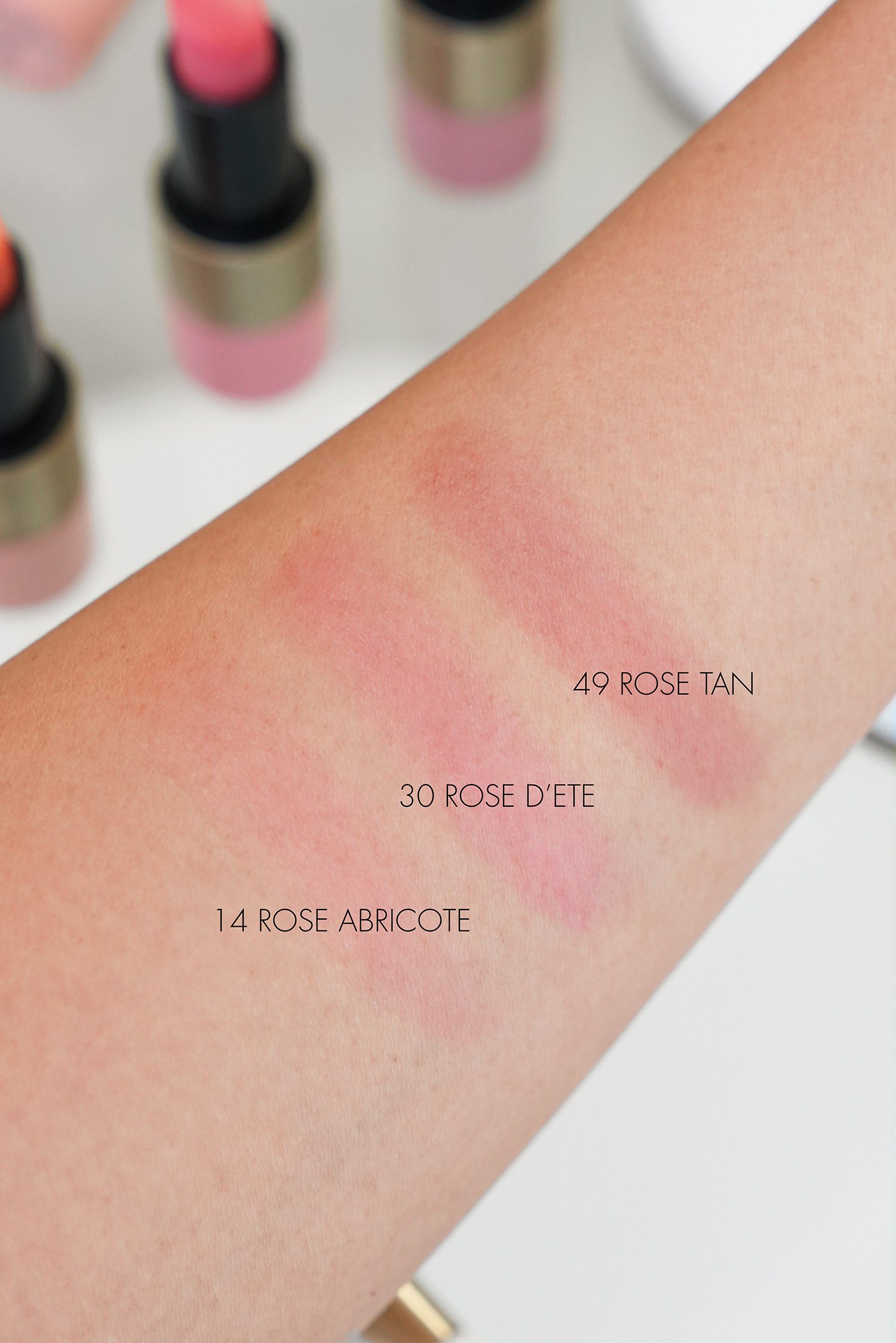 Hermes Rosy Lip Enhancer Rose Tan + Silky Blush Powder Rose Plume