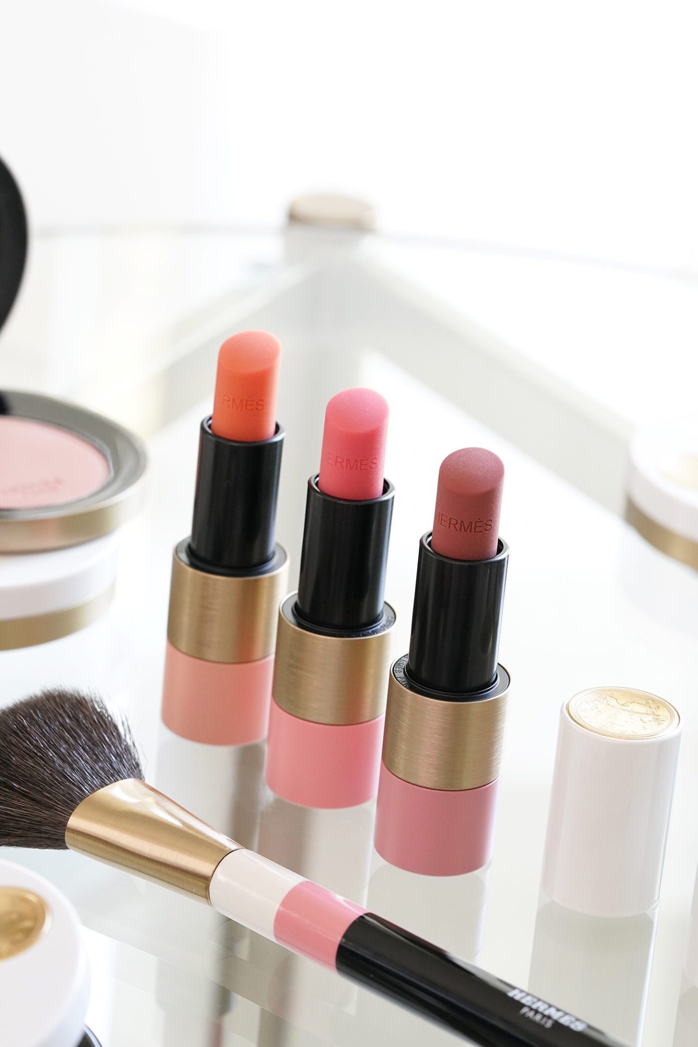 Rosy Lip Enhancer Rose D’Ete + Silky Blush Powder Rose Blush