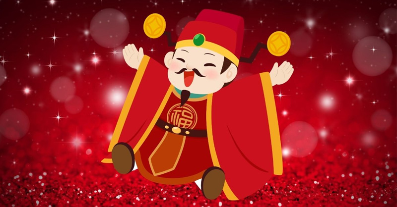 Hình nền thần tài mang đến may mắn, thuận lợi trong công việc