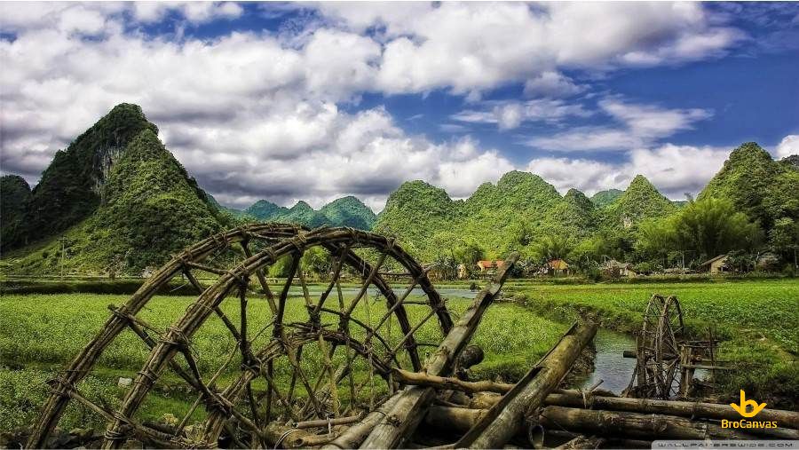 Hình ảnh Con Sông Giữa Thung Lũng