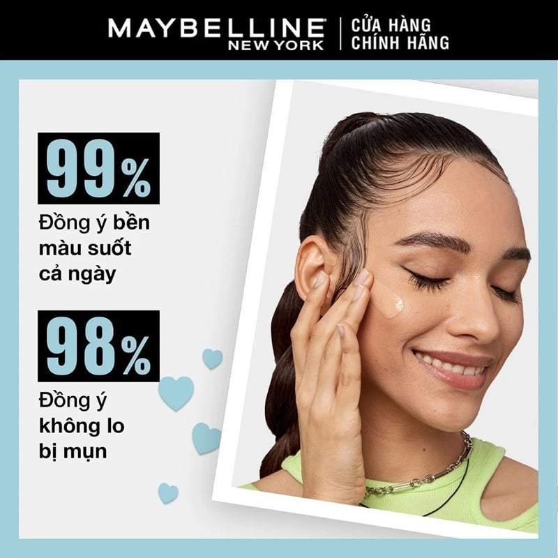 thegioiskinfood.com - Kem Nền Kiềm Dầu, Cho Lớp Nền Mịn Lì Tự Nhiên Maybelline Fit Me Matte Poreless Foundation 30ml