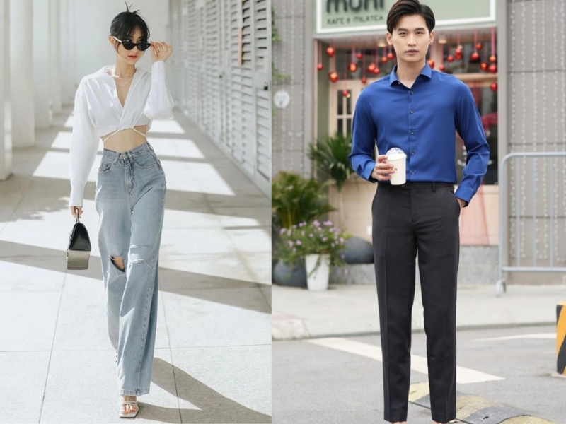 lưng dài chân ngắn mặc gì