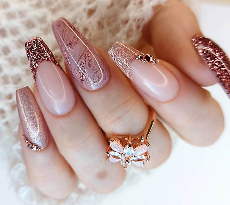 mẫu nail chụp ảnh cưới