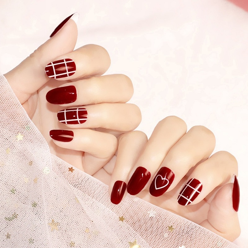 mẫu nail chụp ảnh cưới