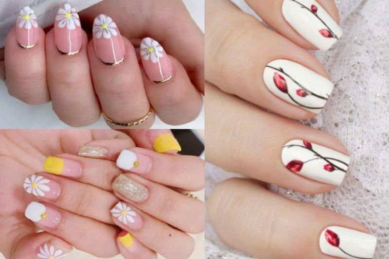 mẫu nail chụp ảnh cưới