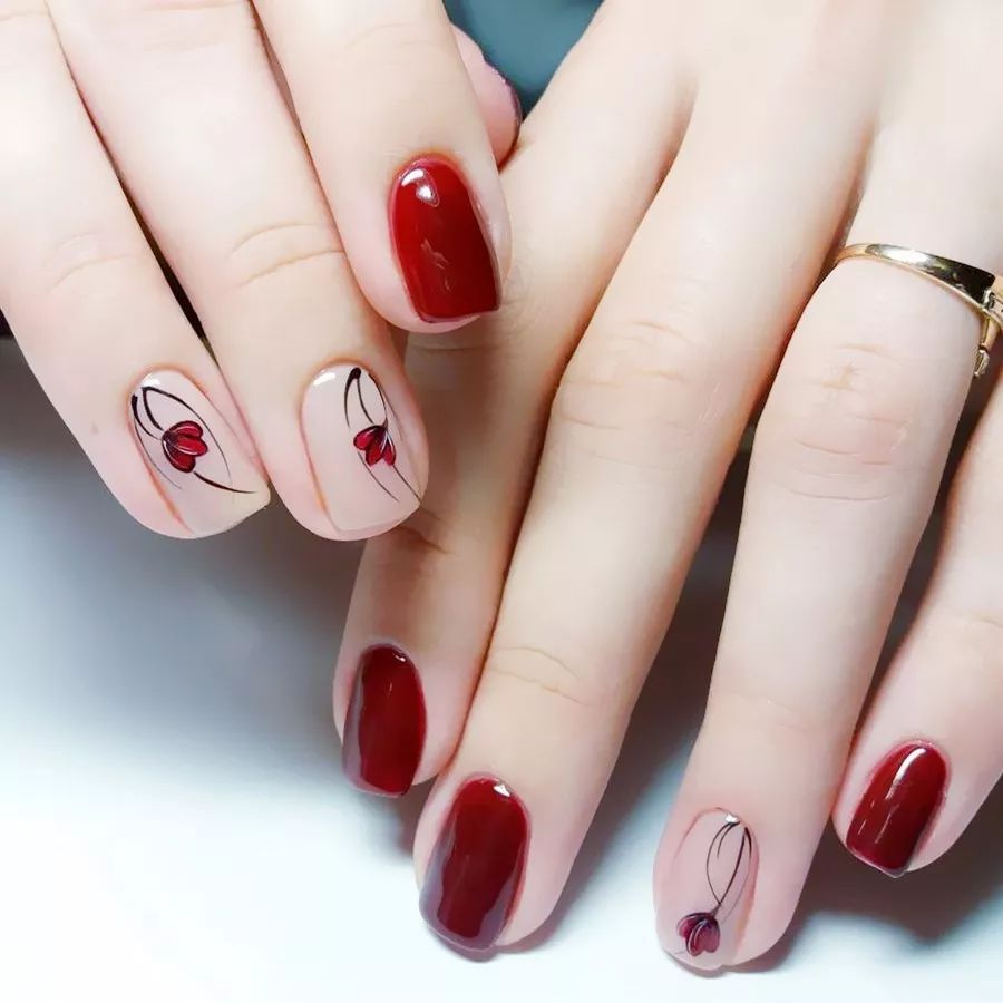 mẫu nail chụp ảnh cưới