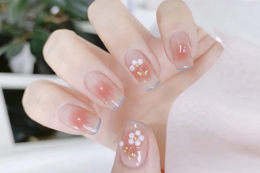 mẫu nail chụp ảnh cưới