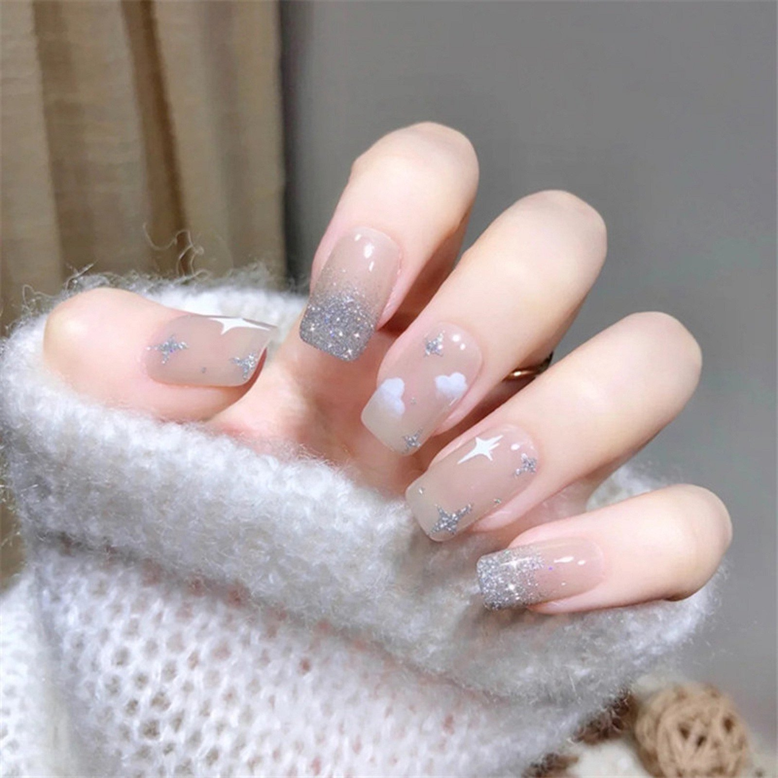 mẫu nail chụp ảnh cưới