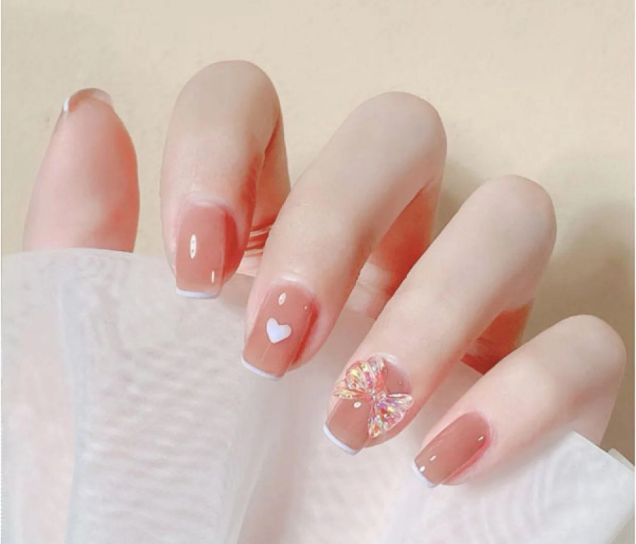 mẫu nail chụp ảnh cưới