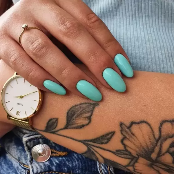 Hình ảnh sản phẩm Aurelia Sơn thạch xanh ngọc bích nail,sơn gel xanh ngọc sơn móng tay mã D21