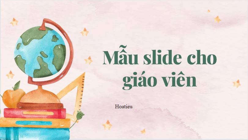 Mẫu slide cute