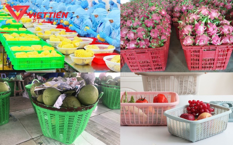 Sản phẩm được dùng để đựng vật dụng trong các hộ gia đình và ngành công nghiệp thực phẩm