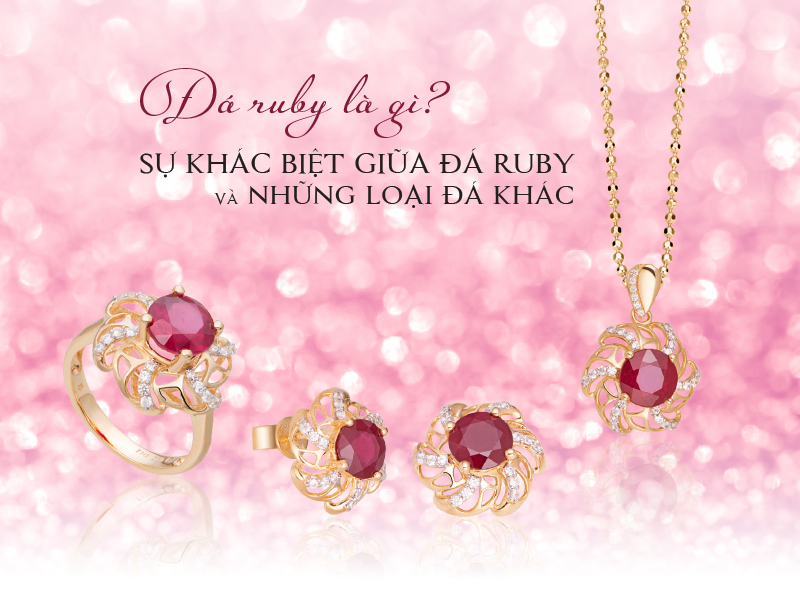 Đá Ruby đỏ sắc đỏ rực rỡ như những loài chim Phượng Hoàng cao quý.