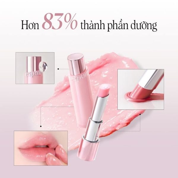Son Dưỡng Có Màu Espoir Bare Glow Lip Balm
