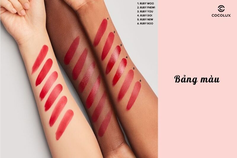 Một số màu son của son kem MAC Powder Kiss Liquid Lipcolour