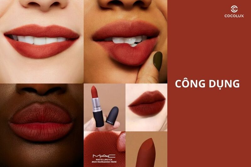 Công dụng của son kem MAC Powder Kiss Liquid Lipcolour