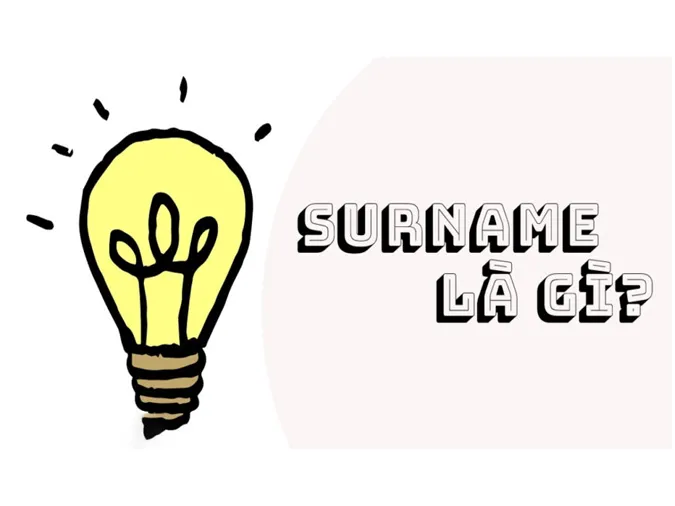 Surname là gì? Cách sử dụng Surname chính xác, tránh nhầm lẫn 1