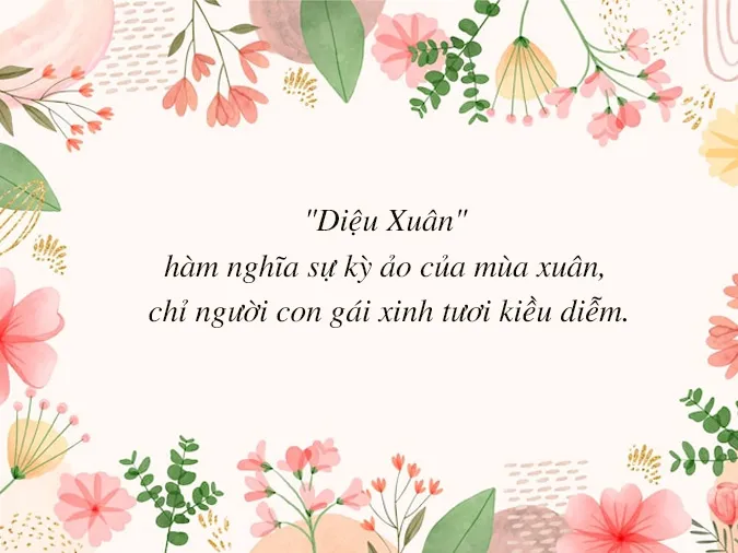 Ý nghĩa tên Xuân và tên đệm, biệt danh hay cho người tên Xuân 4