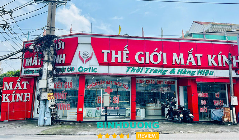 Bài viết đánh giá về Cửa hàng thế giới mắt kính tp dĩ an quốc lộ 1k