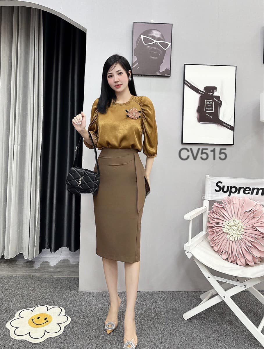 Thanh lịch và Mềm mại, đó là những tính từ để nhắc về mẫu chân váy mới tinh nhà Ngọc Anh.