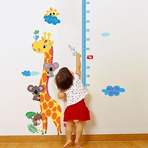 Height Wall Sticker - 1 Piece Kids Height Chart Wall Sticker Home Decor Cartoon Giraffe Height Ruler Home Decoration Room Decals Wall Art Sticker Wallpaper : Amazon.ca: Baby