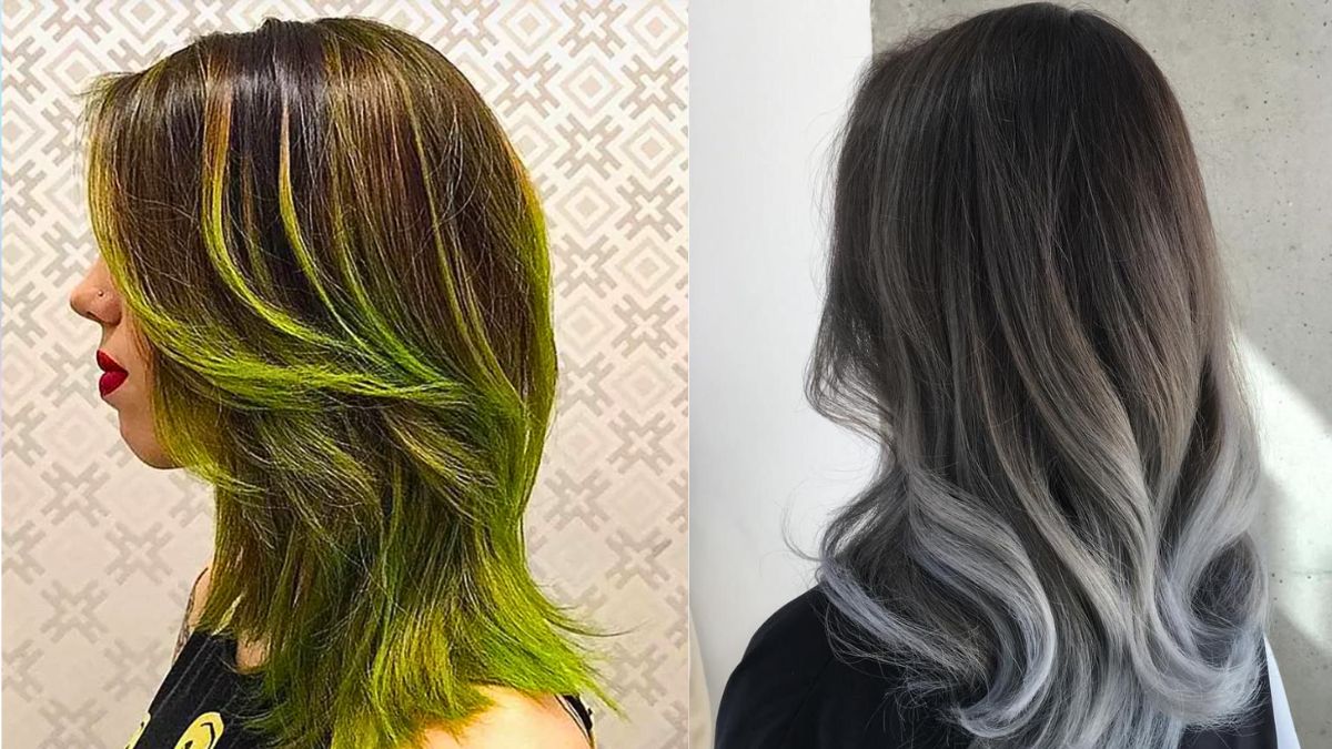Kiểu tóc layer nữ được nhuộm ombre