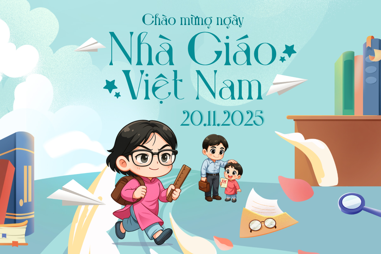Hình ảnh, đồ hoạ chúc mừng ngày 20/11 Nhà giáo Việt Nam đẹp, ý nghĩa được vẽ tay độc quyền bởi Penci
