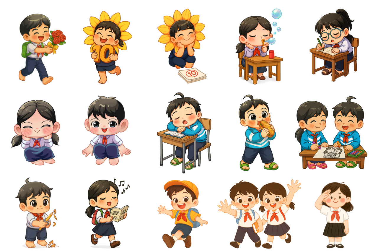 Hình ảnh, đồ hoạ chúc mừng ngày 20/11 Nhà giáo Việt Nam đẹp, ý nghĩa được vẽ tay độc quyền bởi Penci