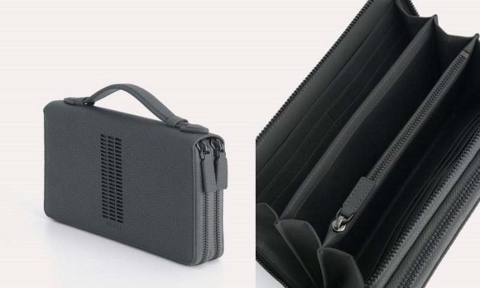 Textured Leather Travel Organiser