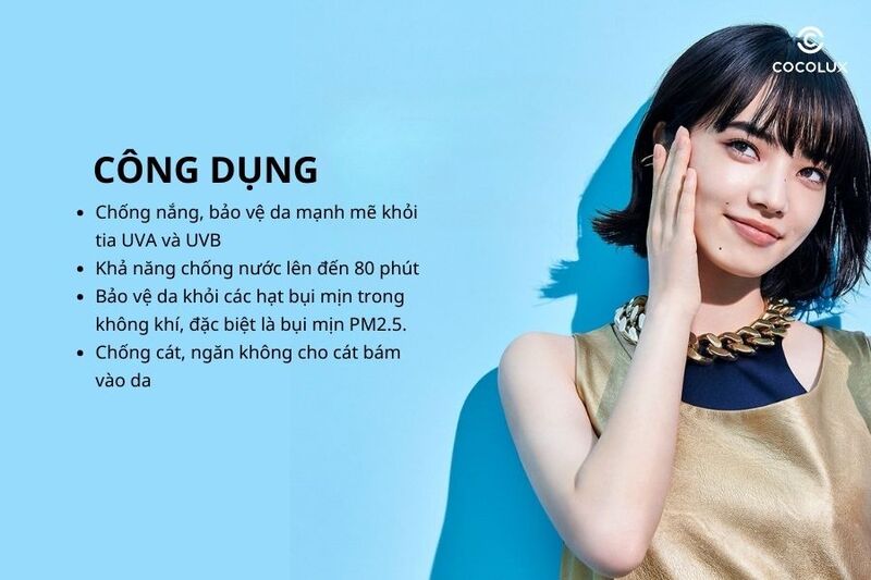 Công dụng của xịt chống nắng Anessa