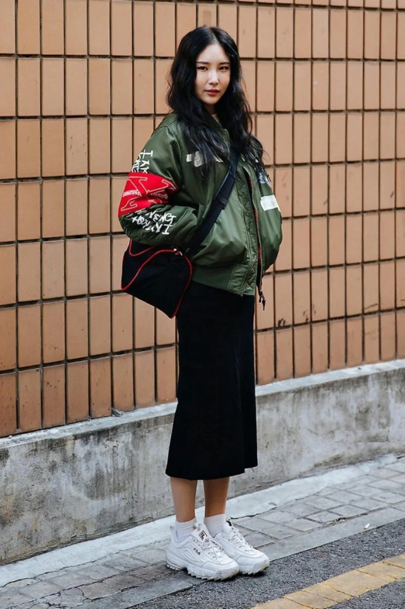 Cách Phối Đồ Với Áo Bomber Nữ