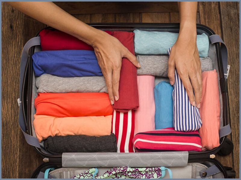 cách xếp áo polo