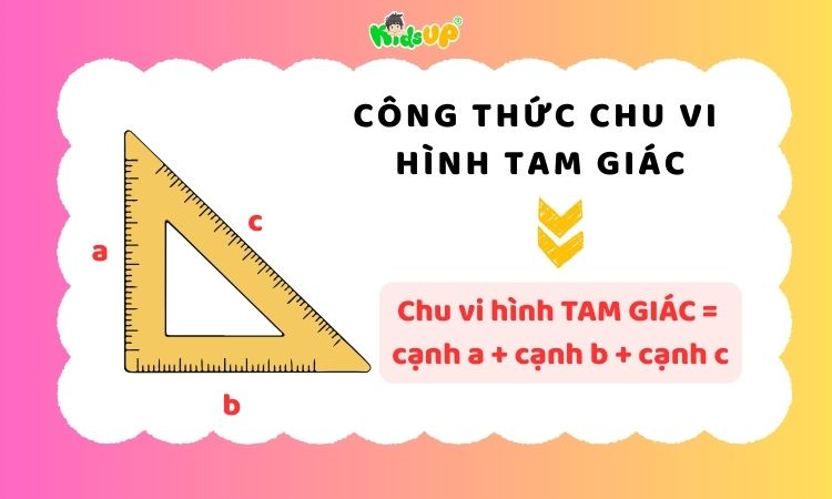 Công thức chu vi hình tam giác